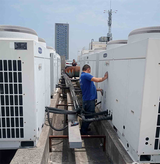 连山中央空调制热和不制冷系统维修方法