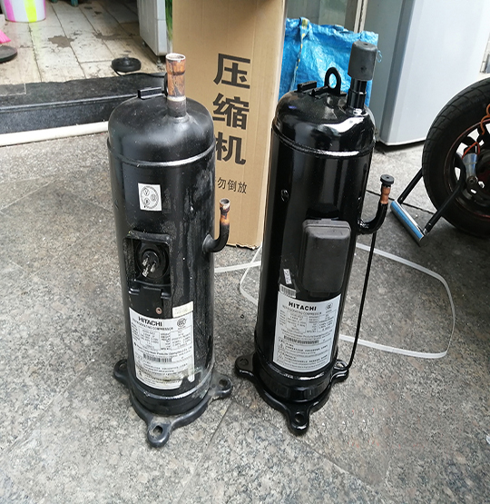 连山中央空调压缩机的更换维修